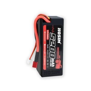 Hosim 2S 7.4V 5200mAh Lipo Battery for 1/10 Scale RC Chevy Truck Bodies and High Speed RC Cars