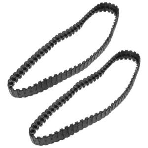 UPKOCH 2pcs Nitro RC Tank Toy Rubber Track Replacement Chassis for Enhanced Mobility
