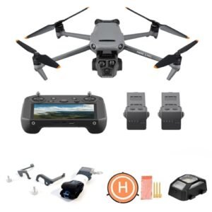 DJI Mavic 3 Pro Drone Fly More Combo with RC Pro LifThor Claw Landing Pad Strobe Light Bundle