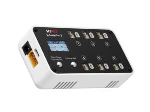 Megan RC LiPo Battery Charger and Discharger with LCD Display 6 Independent Ports for Whoop Drone and RC Batteries