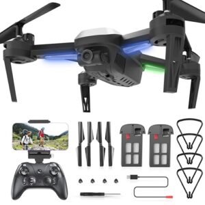 FERIETELF T6 1080P HD RC Drone with WiFi Live Video Perfect for Beginners Featuring RC Plane Take Off Tips