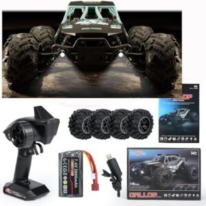 TINGEN 1/16 Fast Brush RC Truck for Adults Max 50 Plus MPH Waterproof Remote Control Car Sky Blue