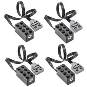 MOC S Drive Motor 20 Volt Power Drive RC Truck Troubleshooting Compatible Building Blocks Speed Motor 4Pcs