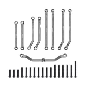 CODA RACING High Clearance Links Set Aluminum Steering Linkage for TRX4M Upgrades Parts 1 18 RC Crawler Car Navy Blue mpi rc parts