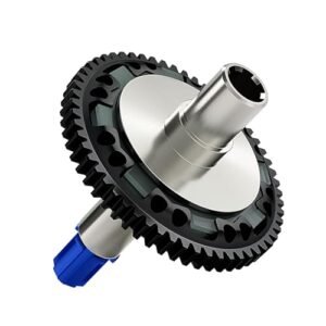 GIXCEL Steel 57T 0.8Mod Slipper Set Slipper Clutch Spur Gear for RC 1/10 Arrma Big Rock Granite Kraton Outcast Senton Vorteks BLX 1/8 Typhon BLX Upgrades Replace ARA310948 Perfect for RC Willey Closing