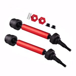 Mesimsple Steel Vorteks 3S Drive Shaft Wheel Hex Hub for Arrma 1 10 Granite Senton Vorteks 3S BLX 550 Mega Front Rear CVD Driveshaft Upgrades Part Red RC Wheel Loader Volvo L250G
