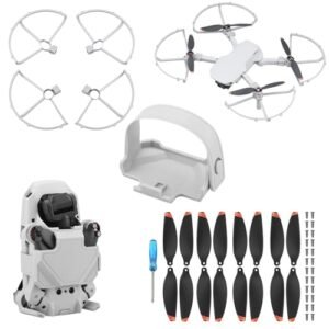 DJI Mini 2 SE Mini 4K Mini SE Specta Mini Drone 6 Blade RC Propeller Guard Kit with 16PCS Propeller Blades and Holder