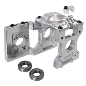 GTBRacing CNC Aluminum 7075 T6 Motor Center Diff Mount Gear Cover Top Plate for 1/5 RC Car Losi DBXL E V1 0 2 0 Upgrade Part Ideal for RC Car Shelving