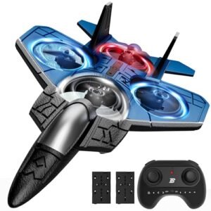 SMILESSKIDDO Mini RC Fighter Jet F 22 Raptor Remote Control Drone with 360 Flip for Kids and Beginners