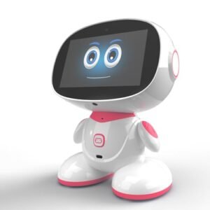 Misa 2 Playful Learning STEM Robot Programmable Voice Activated AI Tutor Autonomous Educational Games Smart AI Skills Translation Multilingual Assistant for Kids Rose Petal