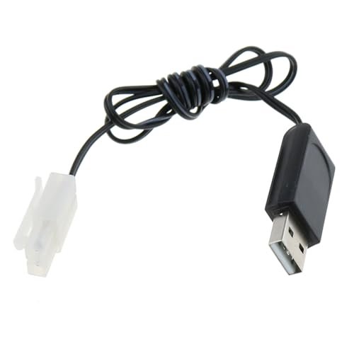 MEETOOT 53cm 7.2V USB Charger Battery Cable for 4200XL RC Excavator and RC Truck KET 2P Plug