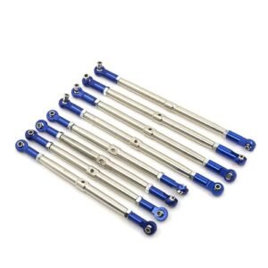 New Bright Monster Jam RC Truck Steering Linkage Push Rods Metal Adjustable for 1/10 TRAXXAS Summit and E Revo 2.0 Models