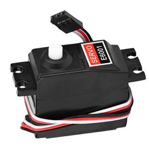Servo Motor, Micro Servo High RC Servo 6KG Servo E6001 Digital Servo Plastic Gear Analog Servo for HSP 94105 94106 94166 1/10 RC Car