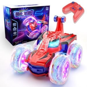 MIXSHAKE Remote Control Car for Kids 360 Flips 4WD RC Stunt Car with Cool Light Does RC Willey Take Away Old Appliances