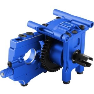 GIXCEL 46T Center Diff Set Steel Differential Gear with Sliding Motor Mount Upgrade for SMC RC 1/7 ARRMA 6S Felony Fireteam Infraction Mojave 1/8 6S Typhon Kraton Outcast Blue