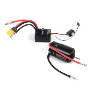 iBlivers 550 12T Brushed RC Motor with 80A Waterproof ESC Perfect for RC Truck Scania Malaysia Models and More
