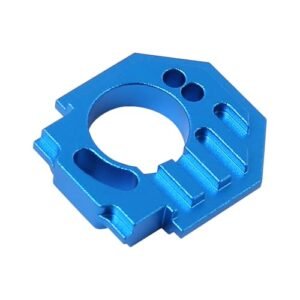 Palumma Aluminum Adjustable Heatsink Motor Mount Compatible with Mega Grave Digger RC Monster Truck ARRMA 1/18 4WD Granite GROM MEGA 380 Brushed 4X4 ARA2102 Blue