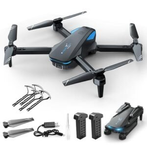 Flypear S20 Drone 1080P Camera Foldable Remote Control Quadcopter with Optical Flow Positioning