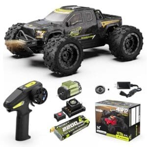 LAFPACY RLAARLO 1 14 Brushless Fast RC Cars for Adults Top Speed 60 MPH All Terrain Remote Control Truck 4x4 Monster Trucks with 3S Battery Top RC Hobby