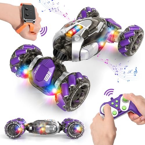 Nicella Gesture Sensing RC Stunt Car Buy Now Pay Later RC Cars Remote Control Transformer Toys for Kids Ages 5 6 7 8 9 10 11 12 Years