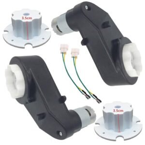 weelye 2Pcs 24V 40000RPM High Speed Arduino RC Car Drive Motor Gearbox with Drive Card Components