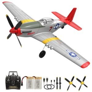Leopmase P51D RC Plane Featuring the Best Airfoil for RC Plane 4CH High Speed Engine with Xpilot Stabilization System
