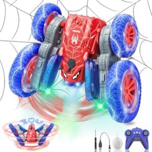 Spider Remote Control Car 360°Rotating RC Stunt Car with LED Lights and Spray Function Available at RC Willey Scratch and Dent Store