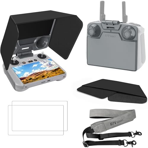 EagleTech Habu 2 RC Jet Accessories Kit Sun Hood Protective Cover Screen Protectors Lanyard Bundle