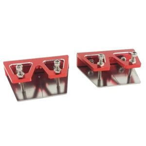 Proformance RC Gas Nitro RC Trucks Trim Tabs Balance Plate 57x32x41mm for 65 80cm Electric Gas Nitro RC Speed Boat Mono Vee Oval Boat Red