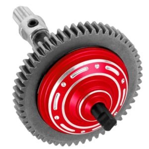 BRCatWPark 54T Center Differential Upgrades Part for RC Slash Wheels 1/10 Slash 4X4 VXL Rustler 4X4 VXL Stampede 4X4 VXL Hoss 4X4 VXL Slash Platinum Ultimate 4WD RC Steel 45 Center Diff Hop Ups Red