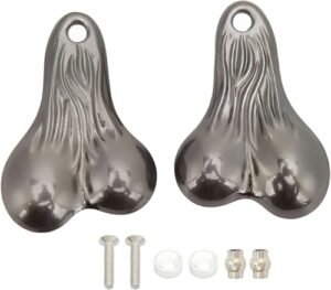 EUQENE Hanging Truck Balls Nuts Bumper Balls Bull Nuts Zinc Alloy for 1 10 Universal RC Cars Titanium Bull Engines RC