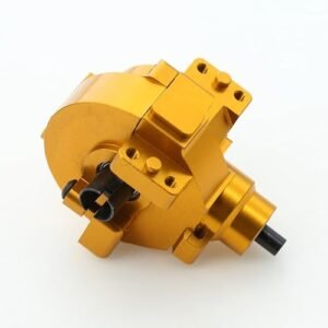 Dantenron 1/10 EPX RC Car Front Drive Differential Gear Box Assembly Upgraded Parts Compatible with HSP Redcat Himoto Volcano Models 94106 94107 94108 94111 94123 Gold