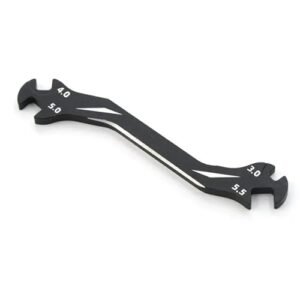 Dantenron RC Multi Function Wrench Turnbuckle Nut Ball Joint Remover Tool Set for RC Boat Repair 3mm 4mm 5mm 5.5mm Aluminum Alloy