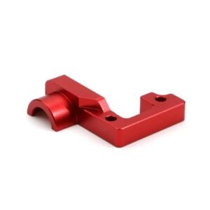 CHRCOED RC Car Modified Body Aluminum Gear Cover Spur Gear Upgrade for Tamiya TT02 1 10 Scale Red
