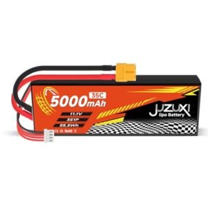 JUZUXI 11.1V 5000mAh 3S 35C Lipo Battery with XH XT60 Connectors Perfect for RC Truck Movie Enthusiasts and 2WD 4WD RC Cars
