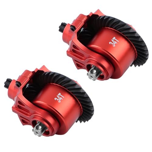 GIXCEL Steel Front Rear Diff Upgrade Set 34T Transmission Module for Backbone RC Truck ARRMA 1 10 Granite SENTON Big Rock VORTEKS 1 8 Infraction Typhon Vendetta 3S Models
