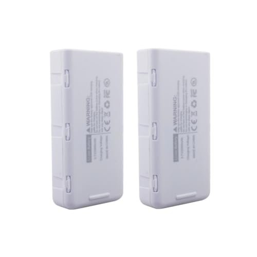 Fytoo 2PCS 3.7V 2000mah Lipo Battery for S116 Aerial Quadcopter Folding RC Drone Battery White