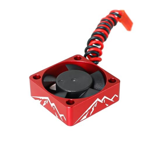 XSYGO Aluminum Alloy RC Motor Cooling Fan 30x30mm 28000RPM for 540 550 Brushless Motors Featured in Top RC Car Magazines
