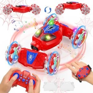 BAIWU RC Willey Gaming Desk Stunt Car with Gesture Sensing 2.4G Drift Hand Control for Kids Aged 6 12