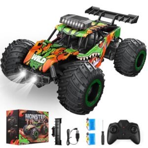 DESIVO High Speed RC Car Truck Body for Boys 5 12 All Terrain Monster Truck with ABS Chassis and Durable Frame