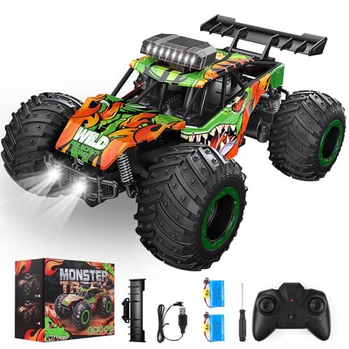 DESIVO High Speed RC Car Truck Body for Boys 5 12 All Terrain Monster Truck with ABS Chassis and Durable Frame