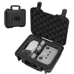 HOPELJ Waterproof Hard Case for DJI Mini 4K Drone Accessories Shock Absorbing Pressure Resistant