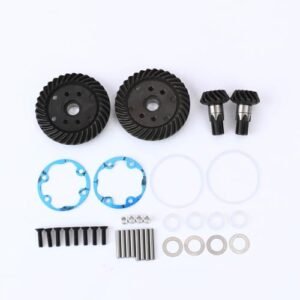 RCAWD 2PCS 34t Main Differential Diff Helical Gear and 14t Input Gear Upgrade for Arrma RC Truck 1/8 Infraction vs Big Rock 4x4 3S Series