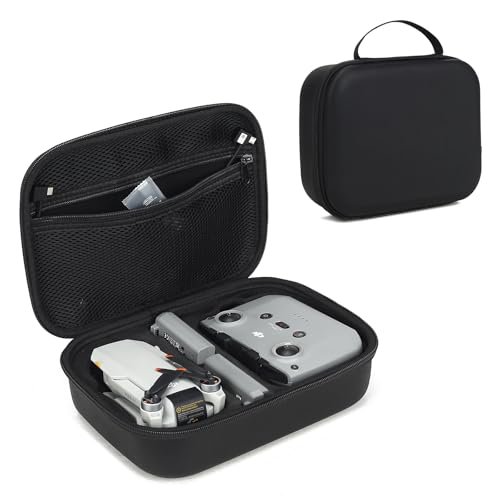 HOPELJ Mini 4K 2 SE Drone Carrying Case with RC Starter Battery Storage Portable Hard Shell Bag for DJI Mini 4K Mini 2 SE Mini 2 Accessories Black