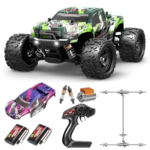 X TMAGA 4x4 RC Truck Waterproof 1 18 Scale High Speed 40 KPH Off Road Remote Control Car with 2 Rechargeable Batteries for Adults and Kids