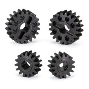 HooCrawler Heat Treated Steel Gear Set for F9 Panther RC Jet Axial 1/10 Capra SCX10 III AR45 Portal Axle 12T 23T