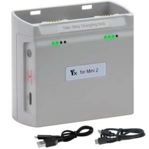 LYONGTECH RC Battery Charge Time Calculator Multifunction Parallel Charger for DJI Mini 4K 2 2 SE Mini SE Drone Dual Batteries Accessories