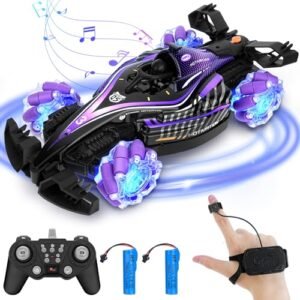 WIOR Gesture Sensing RC Stunt Car 360 Rotation 4WD High Speed RC Race Car Perfect for rc race tracks san antonio tx
