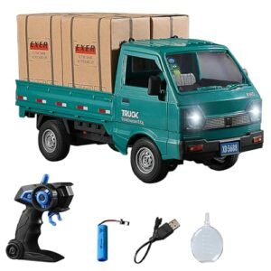 Hylukon 1/16 Scale NOS RC Car Remote Controlled Crawler Truck with LED Lights and 2 4Ghz Remote