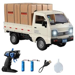 Hylukon 1 16 Scale Ram Truck RC Car with LED Lights and 2 4Ghz Remote Control for Kids and Adults
